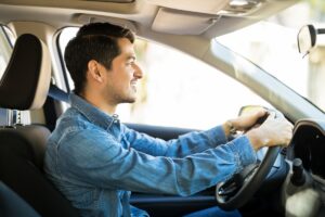 Driver Smiling