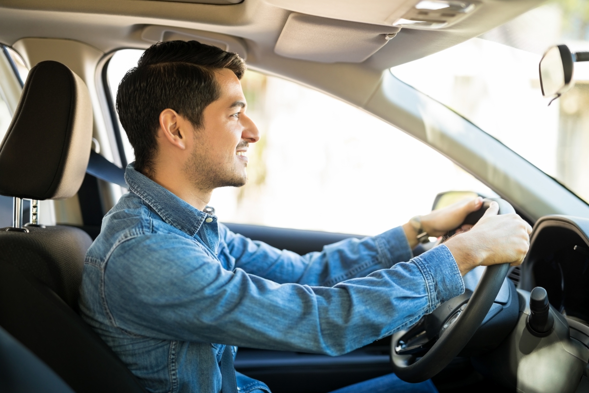 Driver Smiling