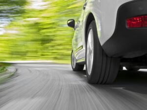 Car Making a Turn