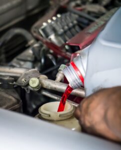 Adding Coolant to Reservoir