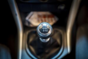 Shifter in a Modern Sports Car