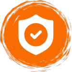 shield with a checkmark and circle in the middle