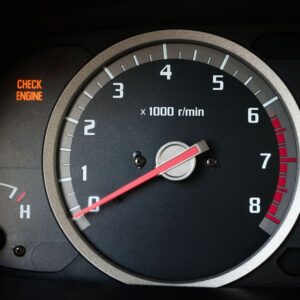check engine light on